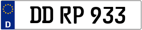 Truck License Plate